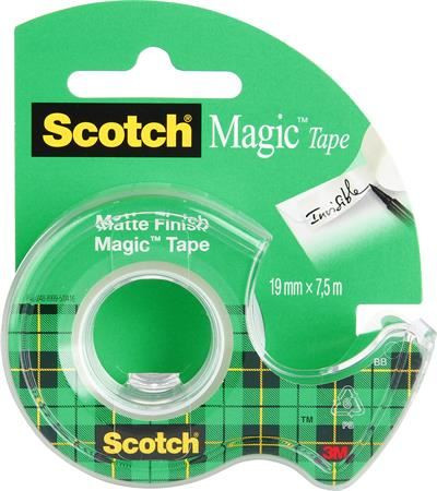  3M Scotch Magic Tape 810 ragasztószalag (19mm x 7,5m) adagolón (7100093940) 