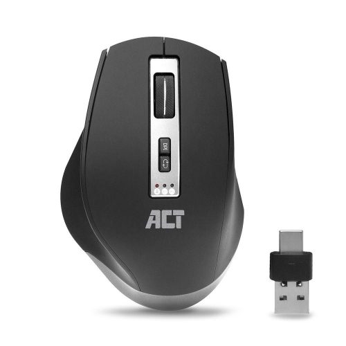  ACT AC5145 Multi-Connect vezeték nélküli (Bluetooth 3.0, 5.0 és 2.4GHz) egér fekete 