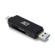  ACT USB-C/USB-A kártyaolvasó SD/micro SD kátyákhoz (AC6375) 