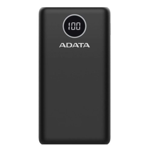  ADATA P20000QCD Power Bank 20000mAh fekete (AP20000QCD-DGT-CBK) 