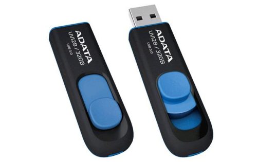  Pen Drive 32GB ADATA UV128 fekete-kék USB3.0 (AUV128-32G-RBE) 