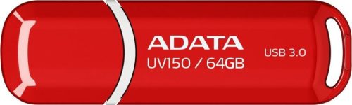  Pen Drive 64GB ADATA UV150 piros USB 3.0 (AUV150-64G-RRD) 