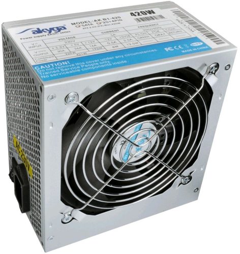  Akyga 420W Basic tápegység OEM 12cm ventilátor (AK-B1-420-OEM) 