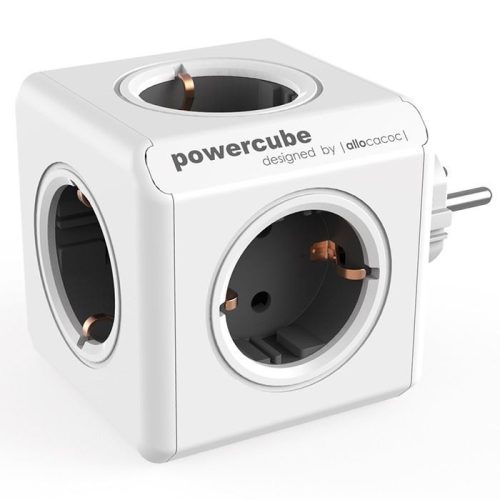  Allocacoc PowerCube Original hálózati elosztó fehér-szürke  (1100GY/DEORPC) 