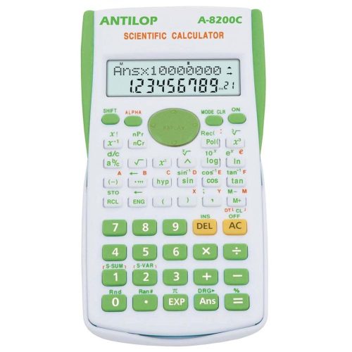  Antilop A-8200C tudományos számológép zöld 