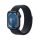  Apple Watch Series 9 GPS 45mm Midnight alumíniumtok, Midnight sport Loop (MR9C3) 