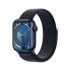  Apple Watch Series 9 GPS 45mm Midnight alumíniumtok, Midnight sport Loop (MR9C3) 