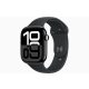  Apple Watch Series 10 GPS 46mm kozmoszfekete alumíniumtok, fekete sportszíj M/L méret (MWWQ3QH/A) 