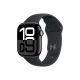  Apple Watch Series 10 (GPS + Cellular) 42mm kozmoszfekete alumíniumtok, fekete sportszíj S/M méret (MWX63QH/A) 