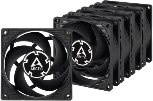  Arctic P8 Silent Value Pack ház hűtő ventilátor 8cm fekete 5db/cs (ACFAN00301A) 