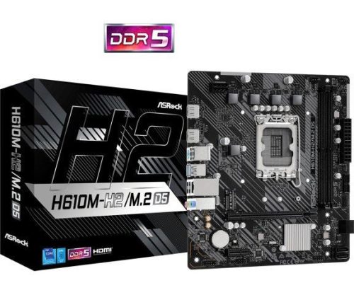  ASRock H610M-H2/M.2 D5 alaplap (90-MXBML0-A0UAY) 