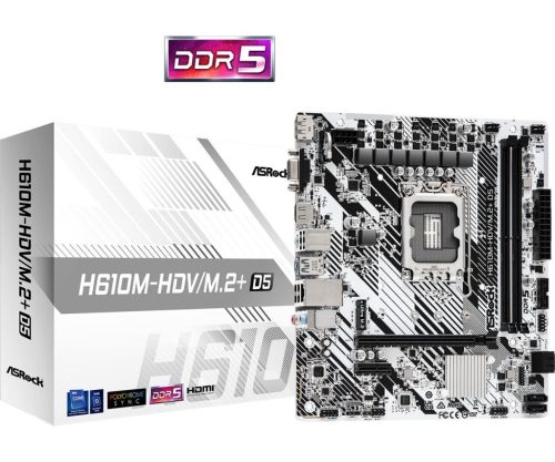  ASRock H610M-HDV/M.2+ D5 alaplap 