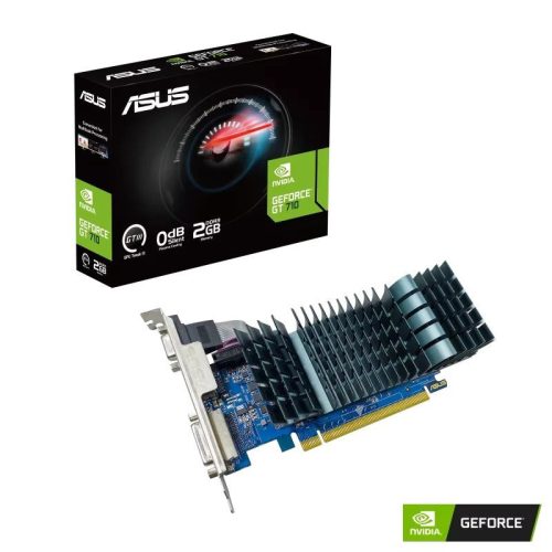  ASUS GeForce GT 710 2GB DDR3 EVO (GT710-SL-2GD3-BRK-EVO) Videokártya 