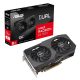  ASUS Radeon RX 7600 8GB Dual OC Edition videokártya (DUAL-RX7600-O8G) 