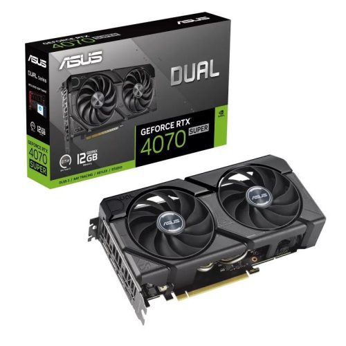  ASUS GeForce RTX 4070 SUPER 12GB Dual EVO videokártya (DUAL-RTX4070S-12G-EVO) 