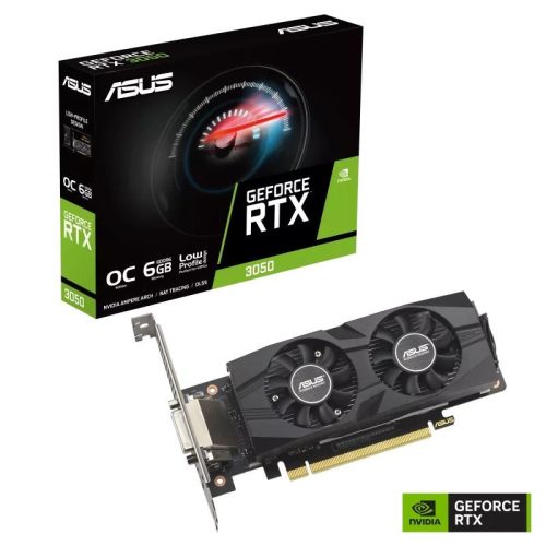  ASUS GeForce RTX 3050 6GB LP BRK OC Edition videokártya (RTX3050-O6G-LP-BRK) 