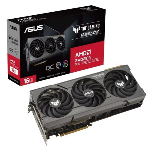  ASUS Radeon RX 7900 GRE 16GB TUF Gaming OC Edition videokártya (TUF-RX7900GRE-O16G-GAMING) 