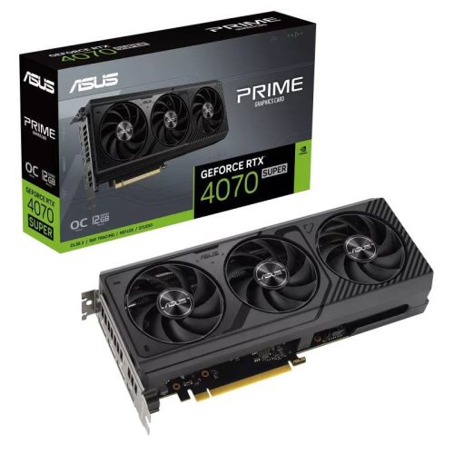  ASUS GeForce RTX 4070 SUPER 12GB Prime OC Edition videokártya (PRIME-RTX4070S-O12G) 