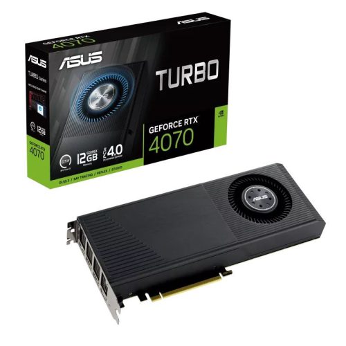  ASUS GeForce RTX 4070 12GB Turbo videokártya (TURBO-RTX4070-12G / 90YV0JR0-M0NA00) 