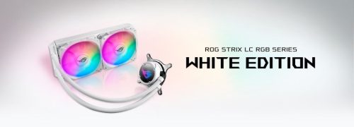  ASUS ROG STRIX LC 240 RGB White Edition univerzális vízhűtés fehér (90RC0062-M0UAY0) 