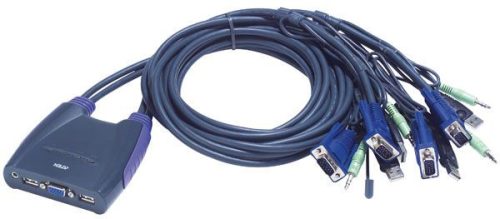  ATEN KVM Switch 4PC USB + kábel (CS64US) 