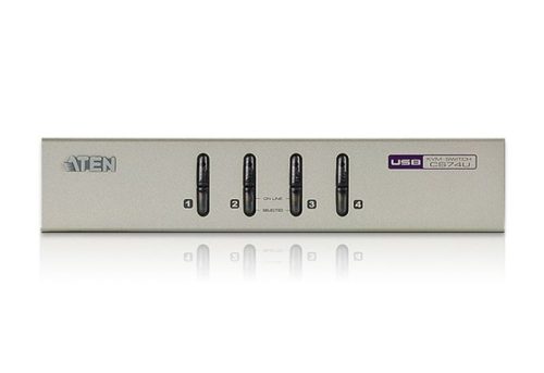  ATEN KVM Switch 4PC + kábel (CS74U) 