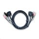  ATEN KVM Kábel USB DVI Dual Link 1.8m (2L-7D02UD) 