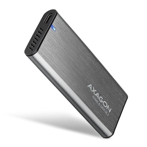  Axagon EEM2-SG2 M.2 külső SSD ház szürke 