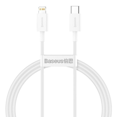  Baseus Superior USB-C - Lightning töltőkábel 20W PD 1 m fehér (CATLYS-A02 ) 