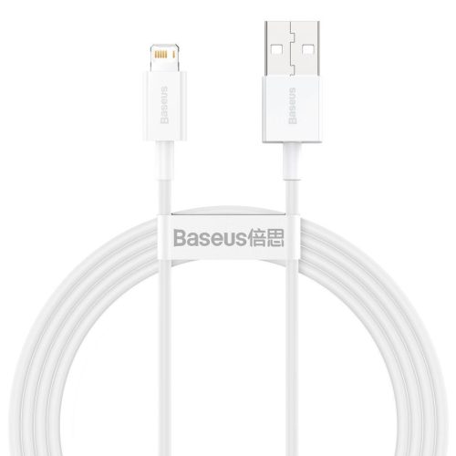  Baseus Superior USB-A - Lightning töltőkábel 1,5m fehér (CALYS-B02) 