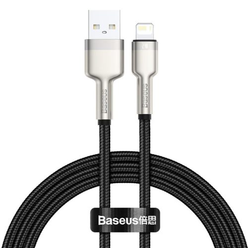  Baseus Cafule USB-A - Lightning kábel 2,4A 1m fekete (CALJK-A01) 