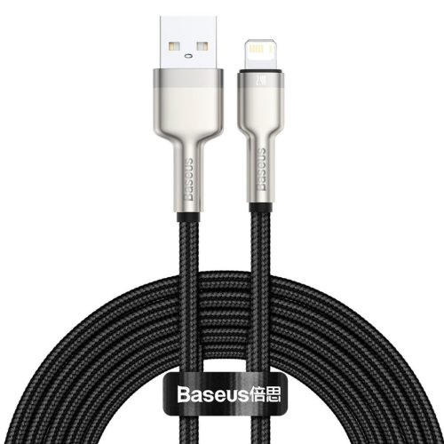  Baseus Cafule USB-A -  Lightning kábel 2m fekete (CALJK-B01) 