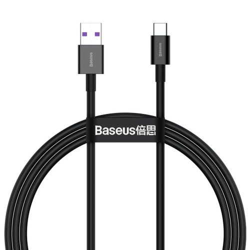  Baseus Superior USB-USB-C kábel, 66W, 1m, fekete (CATYS-01) 