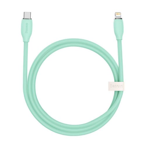  Baseus Jelly USB-C-Lightning kábel, 20W, 2m, zöld (CAGD020106) 