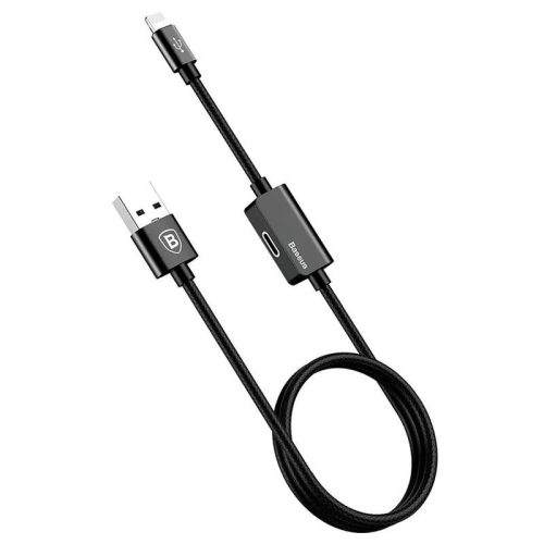  Baseus USB-A - Lightning töltőkábel 1m fekete (CALYU-01) 