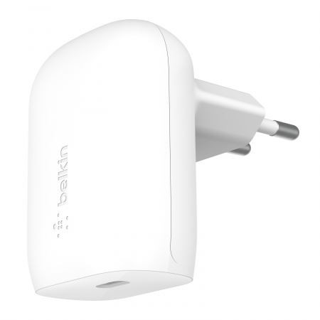  Belkin Boost Charge 30W USB-C PD GaN hálózati töltő fehér (WCA005vfWH) 