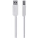  Belkin 3.0 USB-A/USB-B kábel 1,8m fehér (F3U159cp1,8MWHT) 