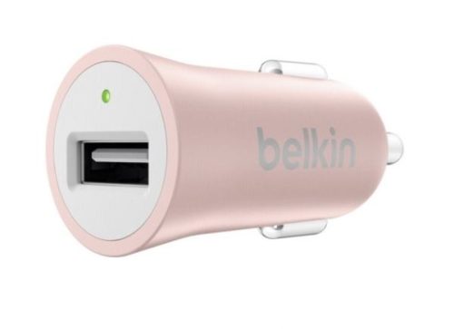  Belkin USB autós töltő Mixit Up rózsaarany (F8M730BTC00) 