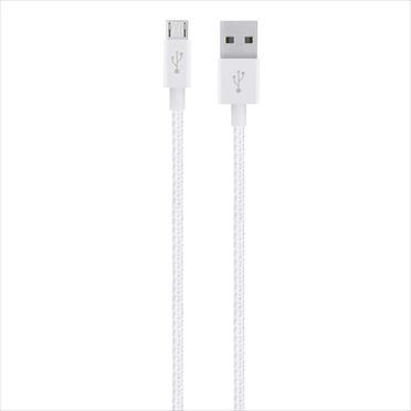  Belkin MIXIT Metallic Micro-USB - USB adat/töltőkábel 1.2m fehér  (F2CU021bt04-WHT) 