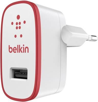  Belkin F8J052VFRED hálózati töltő 10Watt/2.1A fehér-piros 