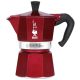  Bialetti Moka Express 3 személyes kávéfőző Déco Glamour piros (9223) 