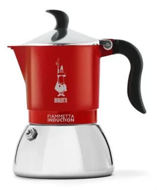  Bialetti Fiammetta Indukciós 4 adagos kávéfőző piros (7144) 