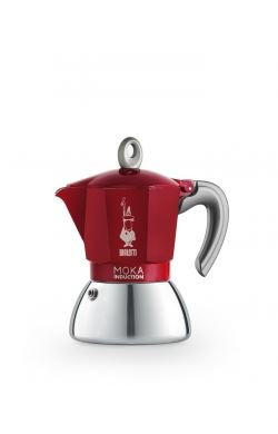  Bialetti Moka Induction 4 személyes kávéfőző piros (6944) 