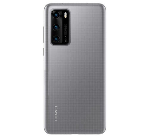  4-OK szilikon telefonvédő (ultravékony) ÁTLÁTSZÓ [Huawei P40] 