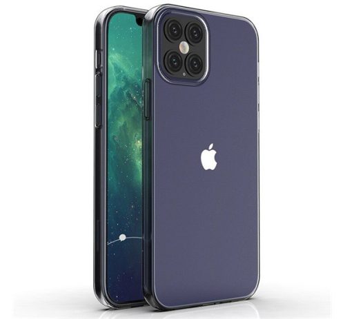  4-OK szilikon telefonvédő (ultravékony) ÁTLÁTSZÓ [Apple iPhone 12 Pro Max] 