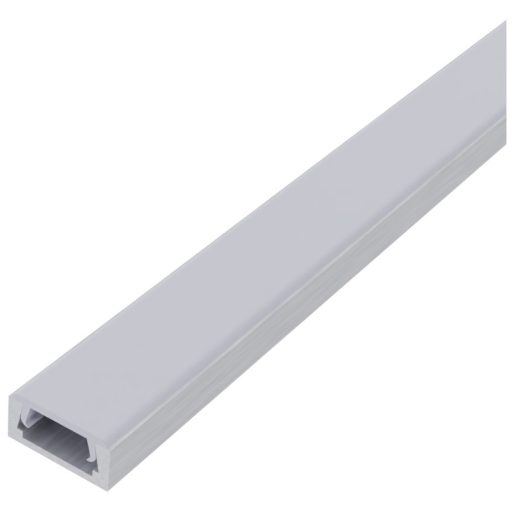 Avide Alu Profil "U" 15.9x7.8mm Falon Kivüli Félig átlátszó (füstös) búrával 1m, "szett" (AAP-N-1M-S-FR)