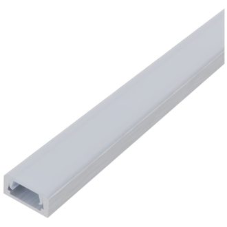   Avide Alu Profil "U" 15.9x7.8mm Falon Kivüli Opál búrával 1m, "szett" (AAP-N-1M-S-MK)