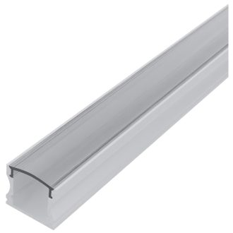   Avide Alu Profil "U" 17.2x14.4mm Falon Kívüli áttetsző búrával 1m, "szett" (AAP-SM1714-1M-CL)