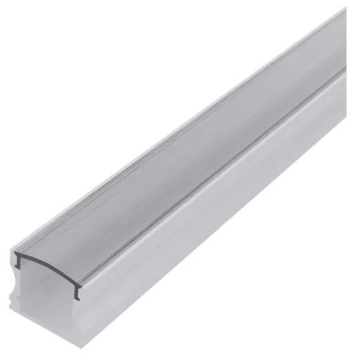 Avide Alu Profil "U" 17.2x14.4mm Falon Kívüli áttetsző búrával 1m, "szett" (AAP-SM1714-1M-CL)