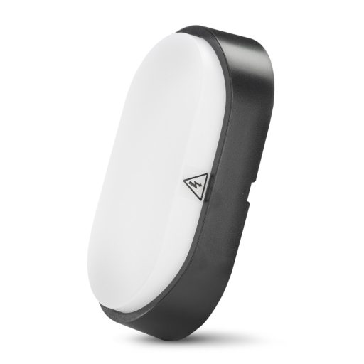 Avide Cseppálló Mennyezeti Lámpa Titania-O Ovális IP54 14W NW 4000K Fekete 100lm/W (ABBHL-O-14W-NW-BL-HL)